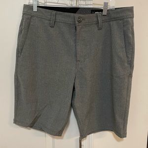 Mens Volcom Shorts - Size 34 - Grey